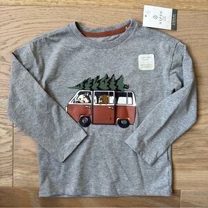 NWT Aspen Long Sleeve Shirt Gray 4T
